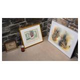 Aquarelle de Boisvert, sï¿½rigraphie de