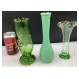 3 vases vintage