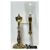 Lampe vintage, en laiton, fonctionnelle
