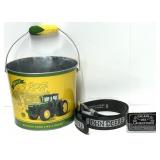 Lot John Deere, ceinture en cuir, 36, neuve, et