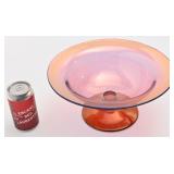 Bol ï¿½ fruits en verre iridescent
