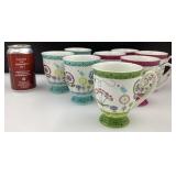 8 tasses colorï¿½es