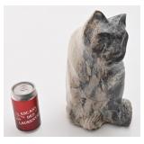 *Sculpture de chat, en marbre, 13''