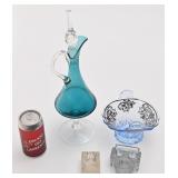 Lot de piï¿½ces en verre, dont dï¿½canteur avec
