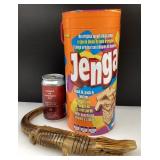 Jeu Jenga et crocodile en bois