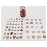 Lot de pièces de monnaie internationales