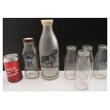 6 bouteilles de lait