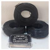 3 rouleaux de broche, total de 10 lb
