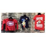Chandail des Canadiens, 6 ans, t-shirt Sonic,