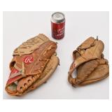 2 gants de baseball