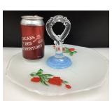 *Plateau de service Indiana Glass, Mid-Century