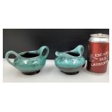 Crémier et sucrier Evangeline Pottery, vintage