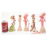 5 figurines de collection, dont Thomas Kinkade