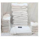 40 serviettes de qualité, ensemble hôtelier