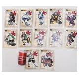 12 cartes de hockey Beehive Pinnacle