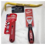 Pied-de-biche Stanley, couteau Craftsman et