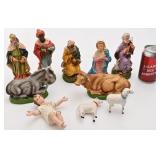 Lot de personnages de crèche, Italie