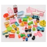 Lot de jouets vintage, dont Little People