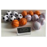 Balles antistress thématique sports