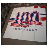Affiche 100 saisons des Canadiens, 4' x 4'