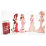 4 figurines de collection, dont Thomas Kinkade