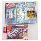 2 jeux de construction, Meccano et K'nex