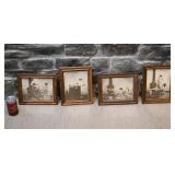 4 cadres avec images de 1977
