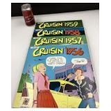 4 vinyles Cruisin', 1956 à 1959