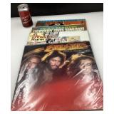 4 vinyles 33 tours / RPM, dont Bee Gees