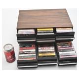 Boîtier à cassettes, avec casssettes