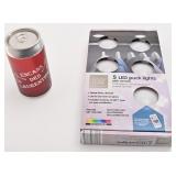 5 lumières LED puck lights Easy Home