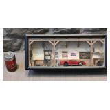 Diorama / shadow box garage,