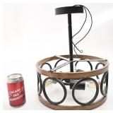 Suspension en fer, style farmhouse,