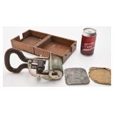 Antique appareil d'impression, avec boîtier