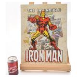 Affiche Iron Man, en métal