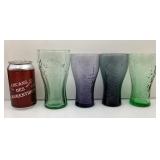 4 verres Coca-Cola