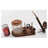Tabatière, avec 3 pipes