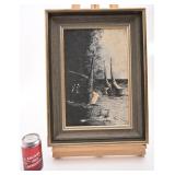 Toile signée Camille St-Charles, 10'' x 15'',