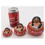 Poupée russe / coffrets en terracota, Mexique