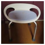 Banc de douche, hauteur ajustable