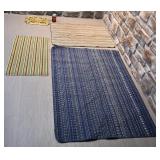 3 tapis et affiche Welcome