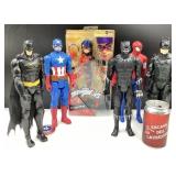 Figurines de super-héros, dont Miraculous neuve