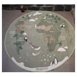 Tapis pour enfant carte du monde, 49''