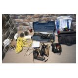 Lot d'outils, dont scie alternative