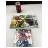 3 jeux vidéos, dont Yakusa PS3