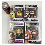 4 figurines Funko Pop, dont Janis Joplin