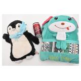 Bouillotte pingouin et sac à dos / doudou