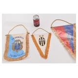 3 fanions de soccer