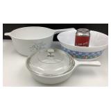 Casserole et poêle CorningWare et bol Arcopal