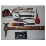 Outils variés, dont marteau Snap-on et